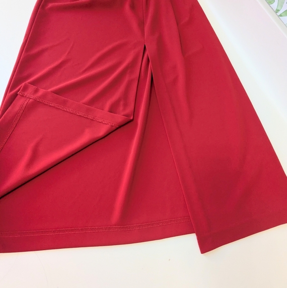 Scarlett Column Dress Red 10 Sleeveless - Picture 9 of 9